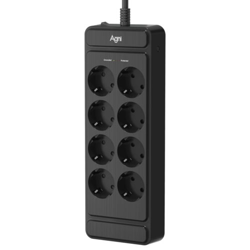 Купить Сетевой фильтр AGNI TP-FS8E черный  9289298. Характеристики, отзывы и цены в Донецке