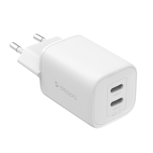Купить Сетевое зарядное устройство Deppa 11480 белый  9311452. Характеристики, отзывы и цены в Донецке