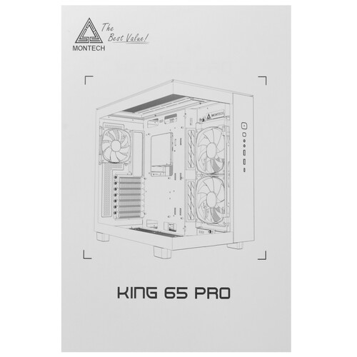 Купить Корпус MONTECH KING 65 PRO  5479159. Характеристики, отзывы и цены в Донецке