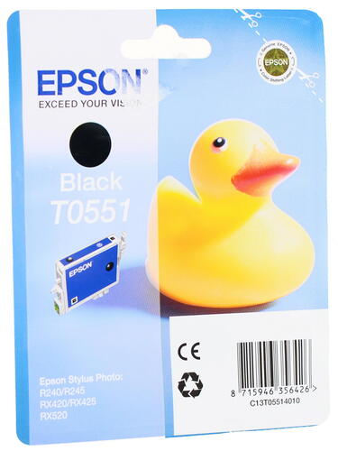 Купить Картридж Epson T0551 черный  0010503. Характеристики, отзывы и цены в Донецке
