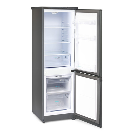 Купить Холодильник с морозильником   БИРЮСА W418 серый  9283702. Характеристики, отзывы и цены в Донецке