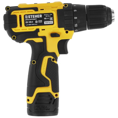 Купить Дрель-шуруповерт STEHER CD-120-2  5451682. Характеристики, отзывы и цены в Донецке