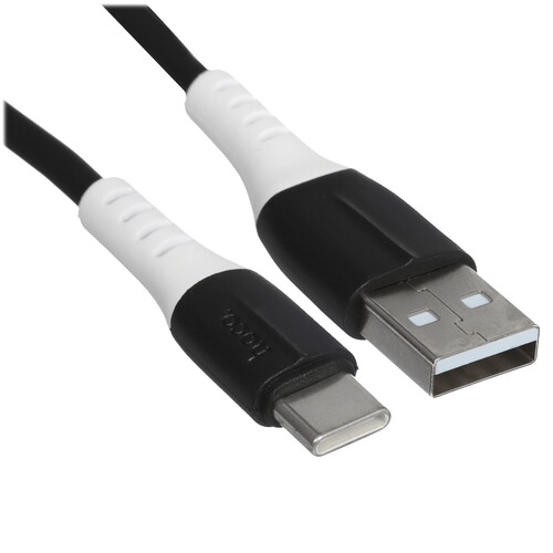 Купить Кабель круглый Hoco USB Type-C - USB 2.0 Type-A черный 1 м  5475041. Характеристики, отзывы и цены в Донецке