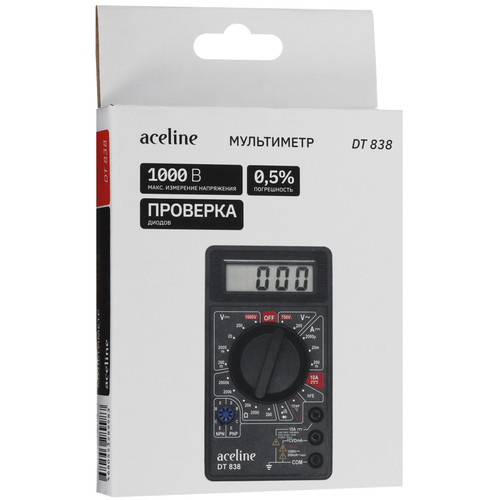 Купить Мультиметр Aceline DT 838  5424839. Характеристики, отзывы и цены в Донецке