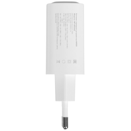 Купить Сетевое зарядное устройство HIPER HP-WC042 белый  5612963. Характеристики, отзывы и цены в Донецке
