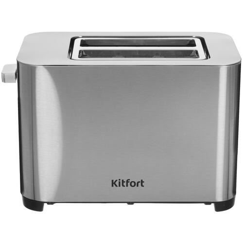 Купить Тостер Kitfort КТ-2048 серебристый  5329136. Характеристики, отзывы и цены в Донецке