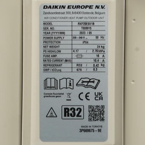 Купить Кондиционер настенный сплит-система Daikin FTXF20E/RXF20E белый  9045207. Характеристики, отзывы и цены в Донецке