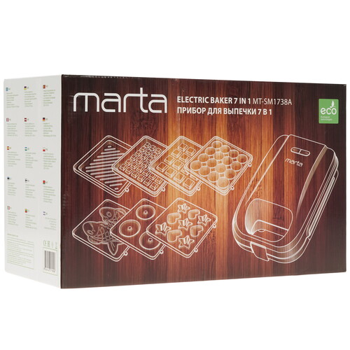 Купить Универсальный пекарь Marta MT-SM1738A голубой  9148453. Характеристики, отзывы и цены в Донецке