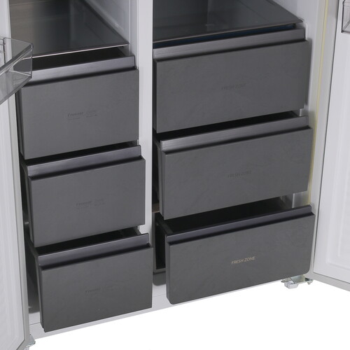 Купить Холодильник Side by Side   DEXP SBS6-63AMG бежевый  5401313. Характеристики, отзывы и цены в Донецке