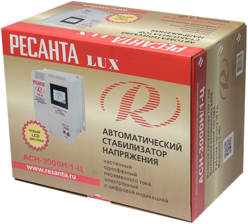Купить Стабилизатор напряжения Ресанта АСН-3000Н/1-Ц Lux  7901346. Характеристики, отзывы и цены в Донецке