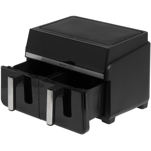 Купить Аэрогриль DEXP DoubleFry DAF-2210 черный  9262887. Характеристики, отзывы и цены в Донецке