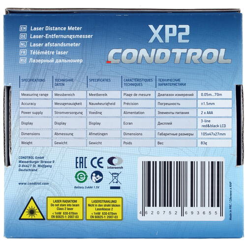 Купить Лазерный дальномер Condtrol XP2  1048232. Характеристики, отзывы и цены в Донецке