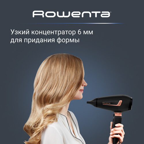 Купить Фен Rowenta Pro Expert CV8830F0 черный/золотистый  5485717. Характеристики, отзывы и цены в Донецке