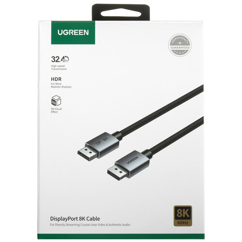 Купить Кабель  Ugreen DisplayPort - DisplayPort, 2 м  9155030. Характеристики, отзывы и цены в Донецке