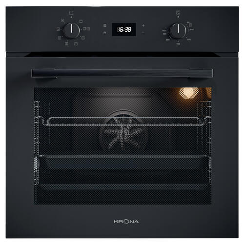 Купить Электрический духовой шкаф KRONA NERO 60 BL/BL черный  9914411. Характеристики, отзывы и цены в Донецке