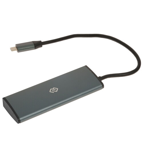 Купить USB-разветвитель Digma HUB-3U3.0С-UC-G  8130644. Характеристики, отзывы и цены в Донецке
