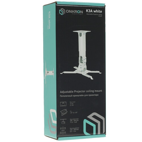 Купить Крепление для проекторов ONKRON K3A  4829909. Характеристики, отзывы и цены в Донецке