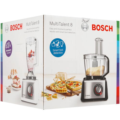 Купить Кухонный комбайн Bosch MultiTalent 8 MC812M865 серебристый  8153019. Характеристики, отзывы и цены в Донецке