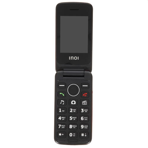 Купить Сотовый телефон INOI 247B красный/черный  5004538. Характеристики, отзывы и цены в Донецке