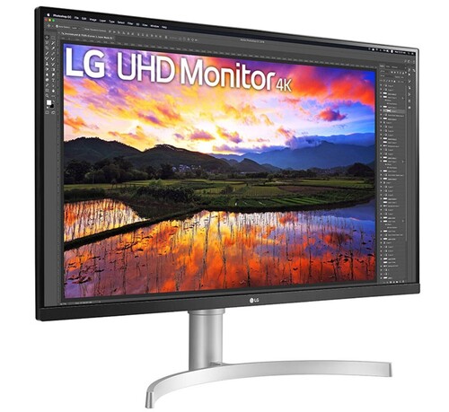 Купить 31.5" Монитор LG 32UN650K-W белый  5624345. Характеристики, отзывы и цены в Донецке
