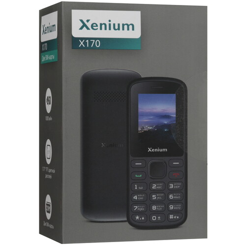 Купить Сотовый телефон Xenium X170 красный  5631898. Характеристики, отзывы и цены в Донецке