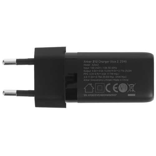 Купить Сетевое зарядное устройство Anker 312 (Ace 2) черный  5450837. Характеристики, отзывы и цены в Донецке