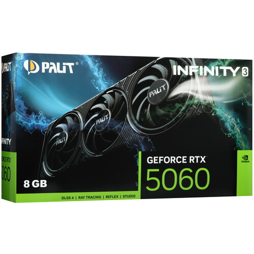 Купить Видеокарта Palit GeForce RTX 5060 Infinity 3  5628036. Характеристики, отзывы и цены в Донецке