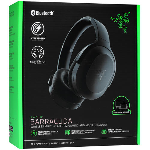 Купить Беспроводные/проводные наушники Razer Barracuda черный 2022  5058516. Характеристики, отзывы и цены в Донецке