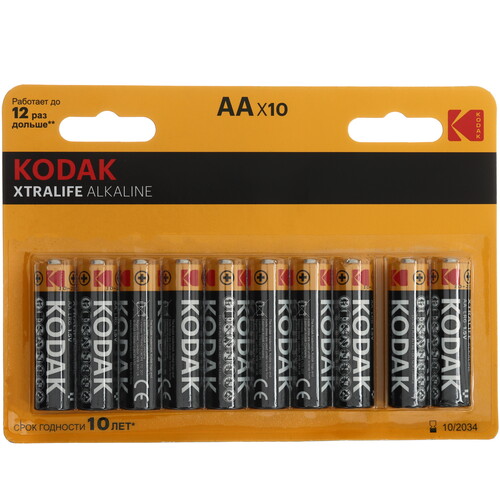 Купить Батарейка Kodak XTRALIFE AA (LR6/ER14505/FR6/R6P)  9253201. Характеристики, отзывы и цены в Донецке