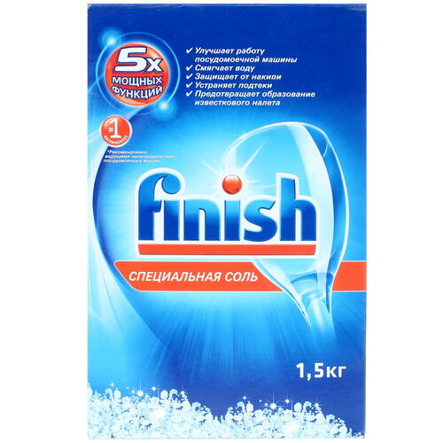 Купить Соль для ПММ Finish  1028727. Характеристики, отзывы и цены в Донецке