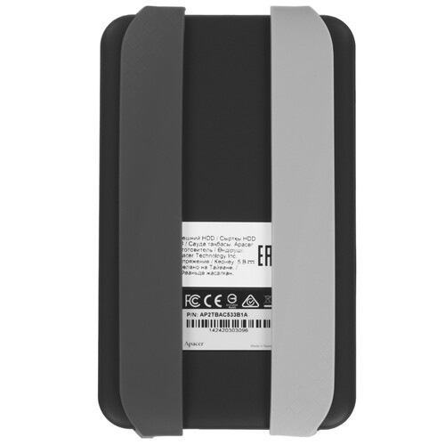 Купить 2 ТБ Внешний HDD Apacer AC533 [AP2TBAC533B-1]  5449973. Характеристики, отзывы и цены в Донецке