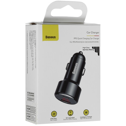 Купить Автомобильное ЗУ Baseus Magic Series черный  9228302. Характеристики, отзывы и цены в Донецке