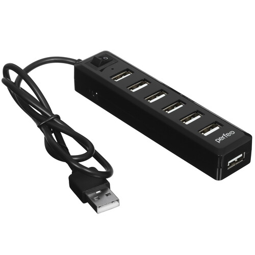 Купить USB-разветвитель Perfeo PF-H034  5481786. Характеристики, отзывы и цены в Донецке
