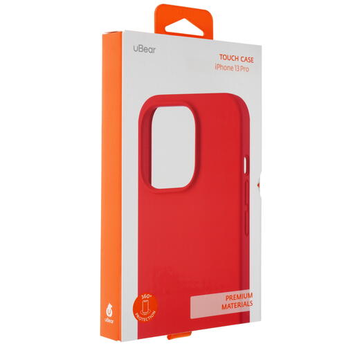 Купить Накладка  uBear Touch Case для Apple iPhone 13 Pro красный  4874288. Характеристики, отзывы и цены в Донецке