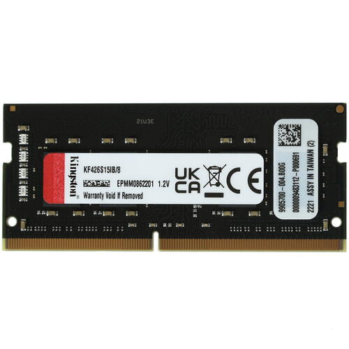 Купить Оперативная память SODIMM Kingston FURY Impact [KF426S15IB/8] 8 ГБ  5053709. Характеристики, отзывы и цены в Донецке