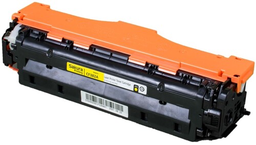 Купить Картридж лазерный SAKURA CF382A желтый  5363939. Характеристики, отзывы и цены в Донецке