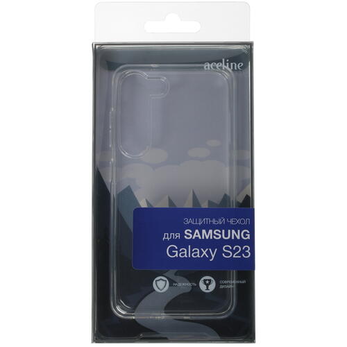 Купить Накладка  Aceline Silicone для Samsung Galaxy S23 прозрачный  5088045. Характеристики, отзывы и цены в Донецке
