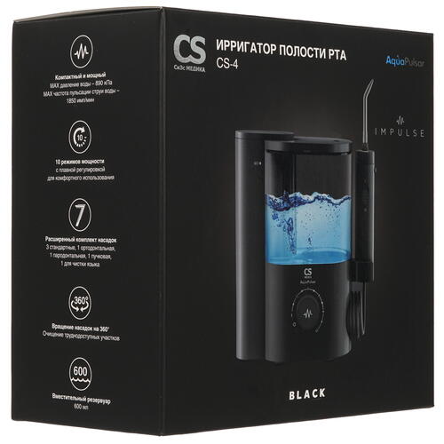 Купить Ирригатор CS Medica AquaPulsar CS-4 Impulse  9055097. Характеристики, отзывы и цены в Донецке