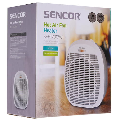 Купить Тепловентилятор Sencor SFH 7017WH  5365786. Характеристики, отзывы и цены в Донецке