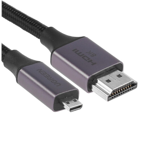 Купить Кабель однонаправленный Ugreen HDMI - micro HDMI, 2 м  5453364. Характеристики, отзывы и цены в Донецке