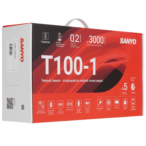 Купить Умный дверной замок Sanyo T100-1TTLock DM70  9294060. Характеристики, отзывы и цены в Донецке