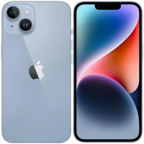 Купить 6.1" Смартфон Apple iPhone 14 256 ГБ голубой  5402149. Характеристики, отзывы и цены в Донецке