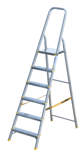 Купить Стремянка односекционная Алюмет АРА7006  9124881. Характеристики, отзывы и цены в Донецке