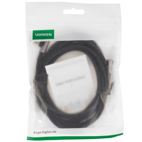 Купить Кабель круглый Ugreen USB Type-C - USB 2.0 Type-A черный 3 м  5492394. Характеристики, отзывы и цены в Донецке