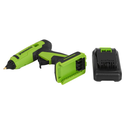 Купить Клеевой пистолет Greenworks G24GLG 24V  9305466. Характеристики, отзывы и цены в Донецке