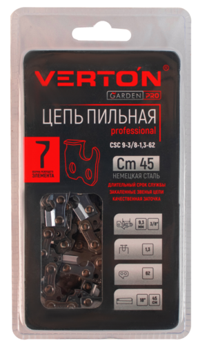 Купить Пильная цепь Verton CSC 9-3/8-1.3-62  5487164. Характеристики, отзывы и цены в Донецке