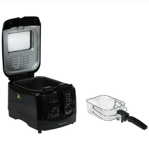 Купить Фритюрница BRAYER 2830BR-BK черный  9909290. Характеристики, отзывы и цены в Донецке