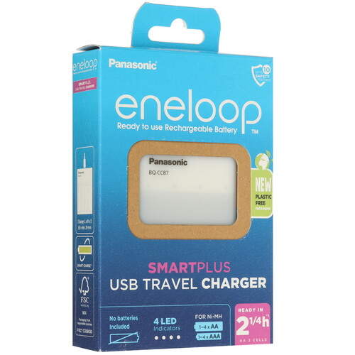 Купить Зарядное устройство Panasonic Eneloop BQ-CC87 USB-Charger  9216834. Характеристики, отзывы и цены в Донецке