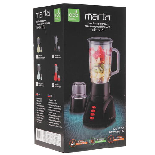 Купить Блендер стационарный Marta MT-1569 красный  5309293. Характеристики, отзывы и цены в Донецке