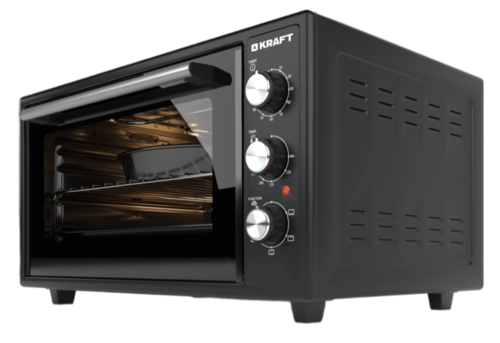 Купить Мини-печь Kraft KF-MO 4808 FDBL черный  9131520. Характеристики, отзывы и цены в Донецке